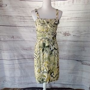 Floral Silk Banana Republic  Dress